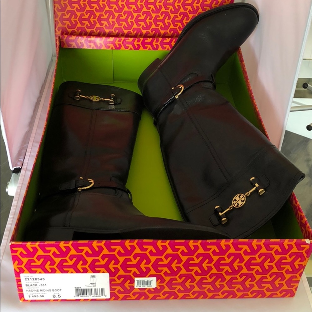 Tory Burch leather boots